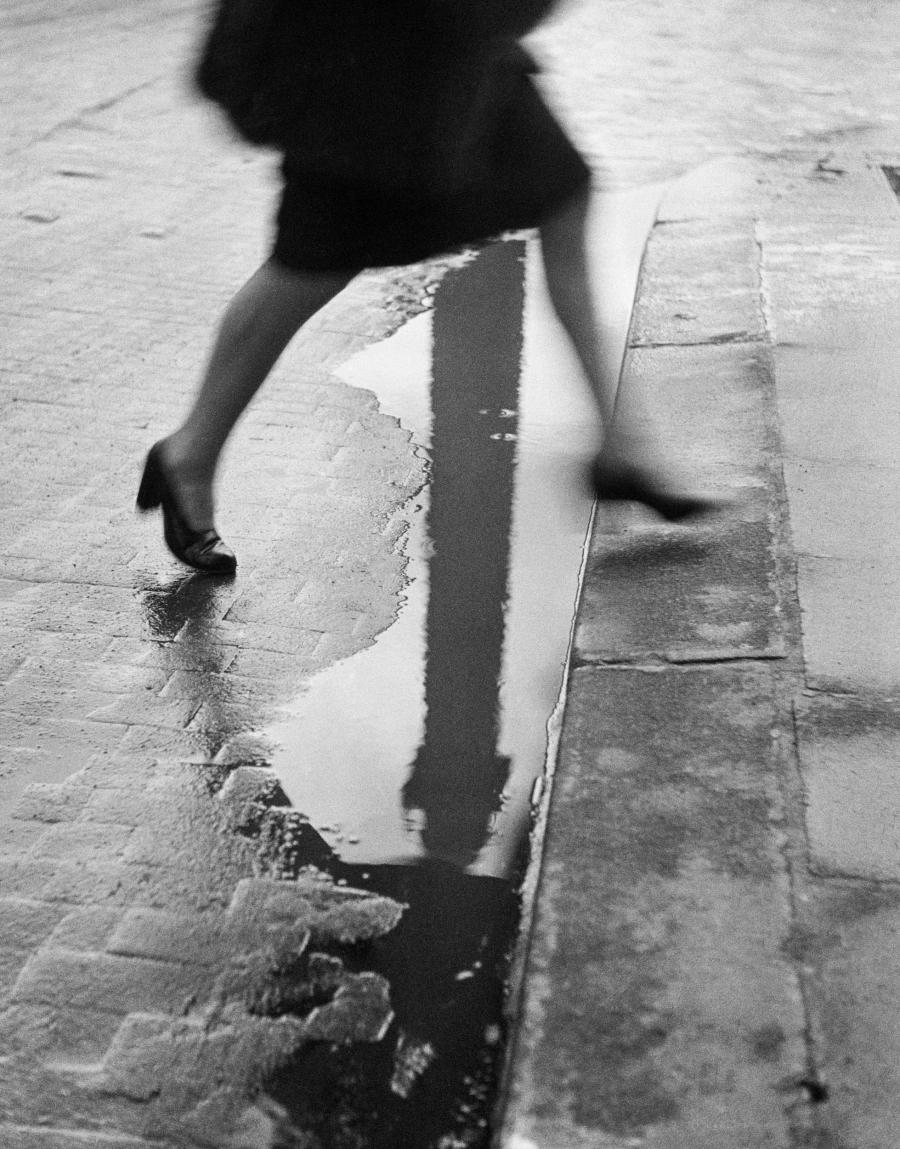 Pluie place Vendôme, Paris