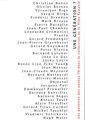 une générataion